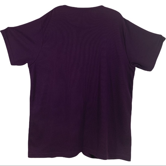 Penmans Purple Knitting Double front Plus short Sleeves Size 24 - Picture 2 of 7